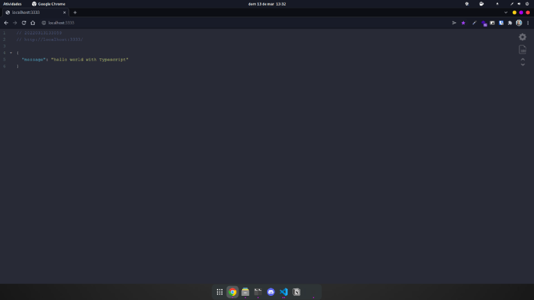 ExpressJS running