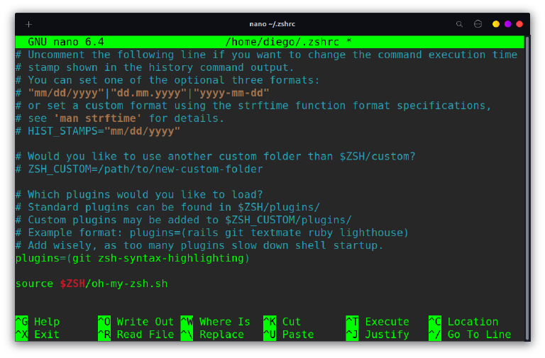 zsh-syntax-highlighting